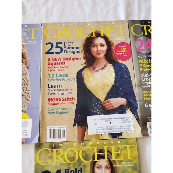 Interweave Crochet Magazine Lot Of 4 - 2010 Spring Summer Fall Winter Issues - Picture 2 of 11